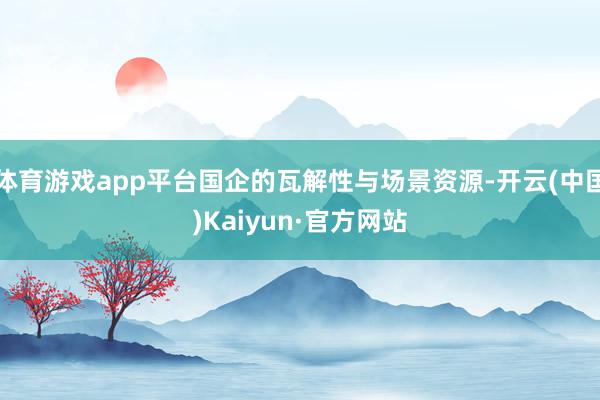 体育游戏app平台国企的瓦解性与场景资源-开云(中国)Kaiyun·官方网站
